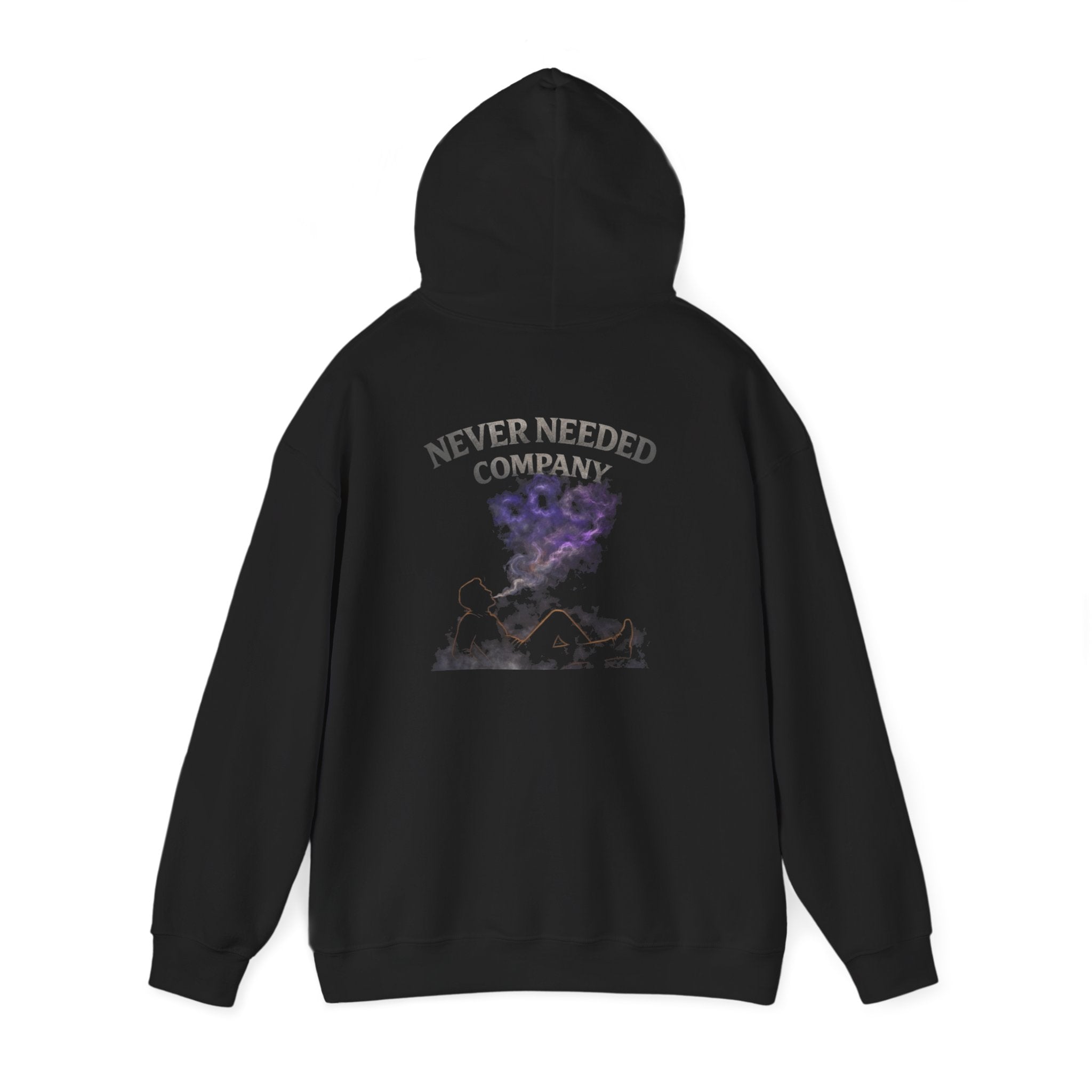 Never Needed Company – Smoke Hoodie (Purple Edition)