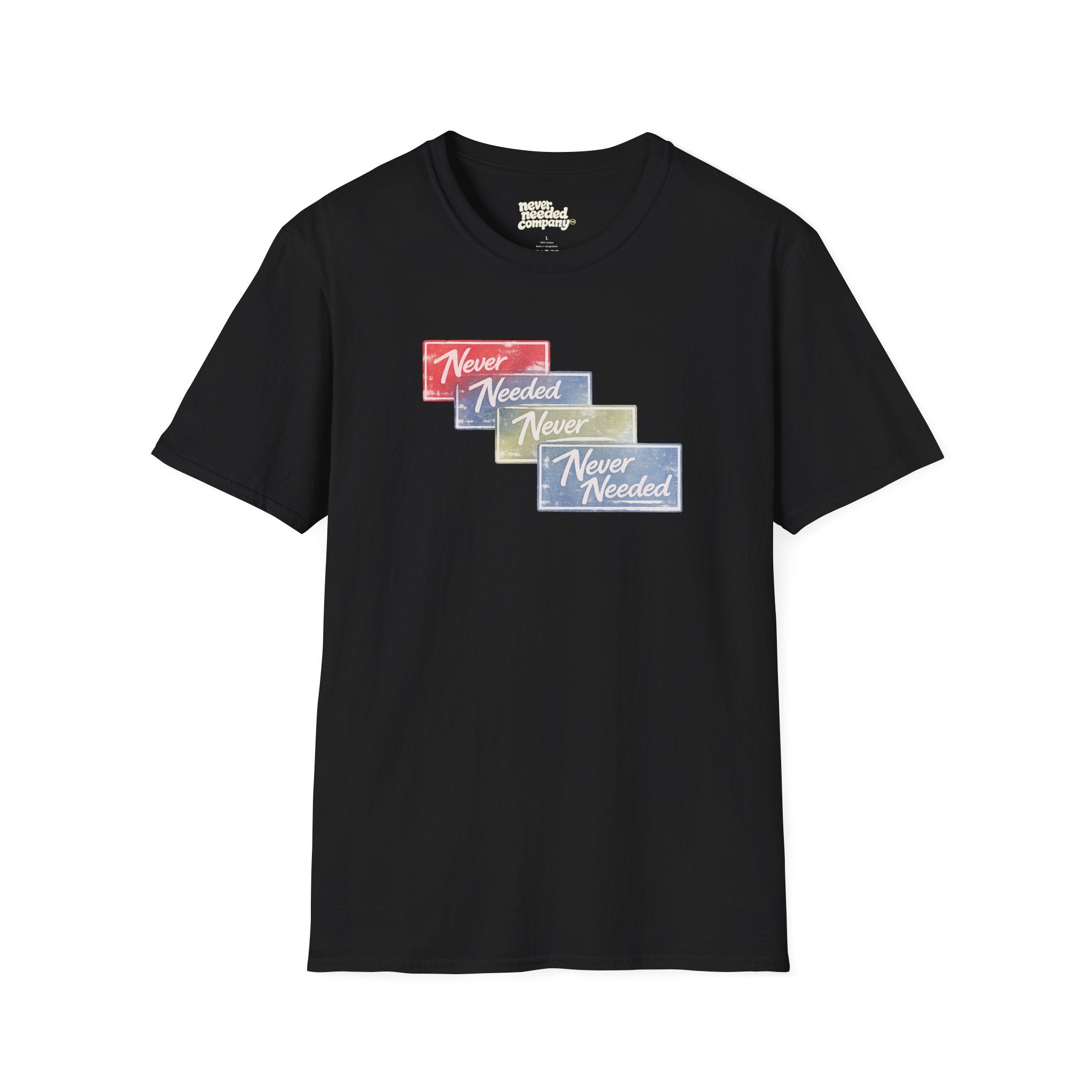 Never Needed Company™ Stamp Stack Tee