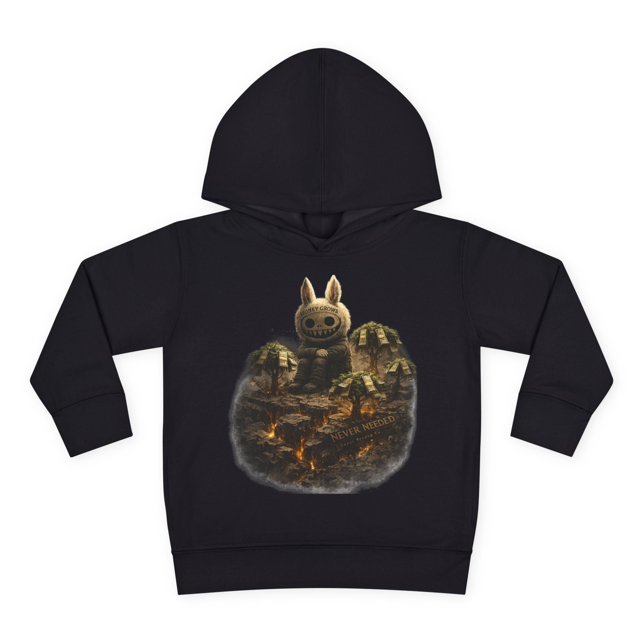 Never Needed “Money Grows” Toddler Hoodie