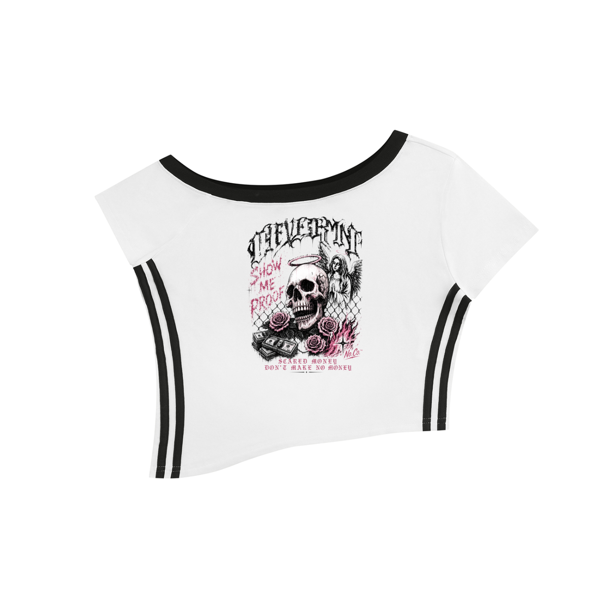 No Co. Scared Money Crop Tee