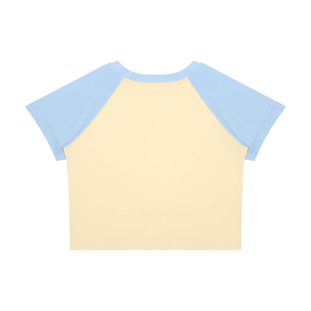 Green "Plugged" Circle Raglan Tee | Never Needed Company
