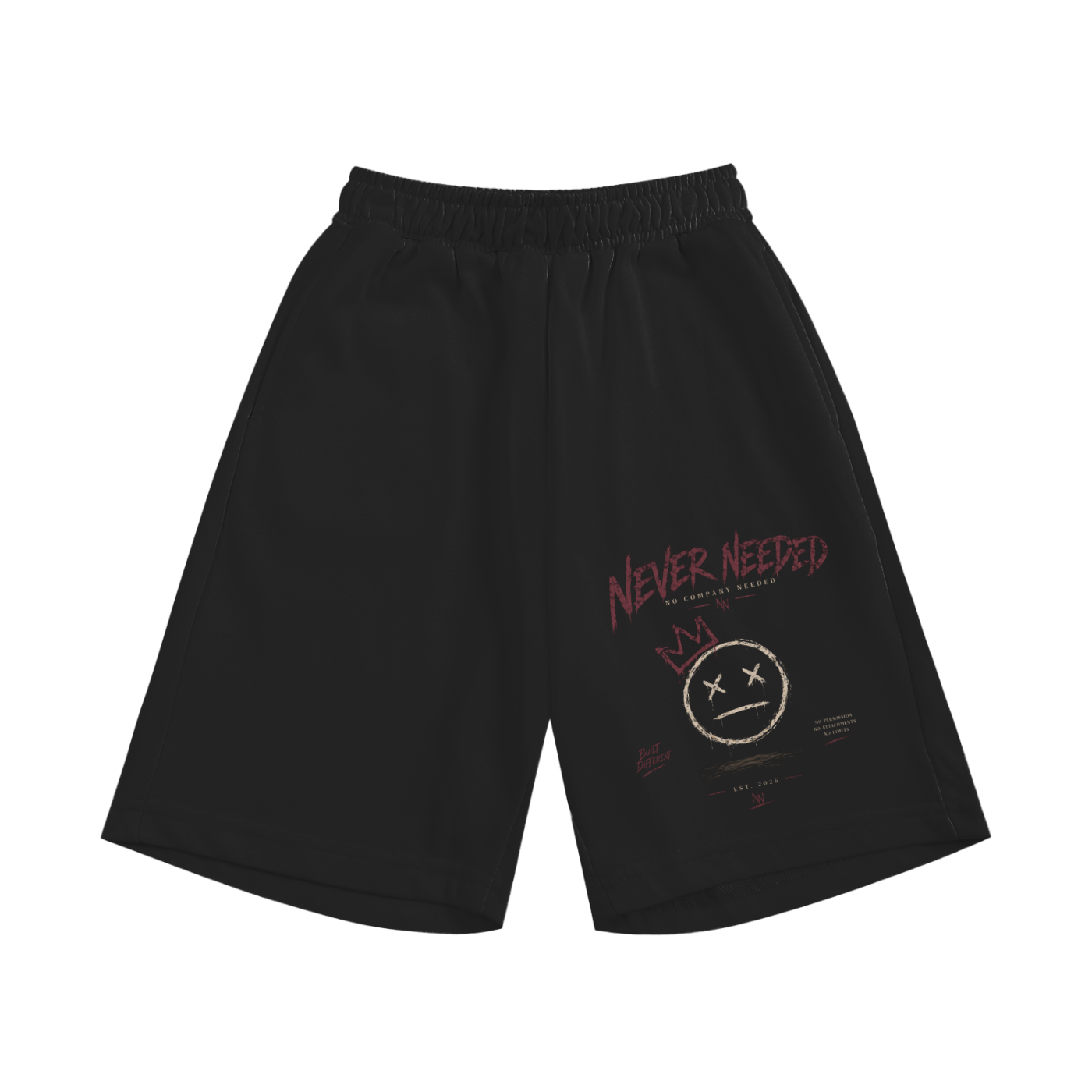 NEVER NEEDED Touch Chaos Shorts