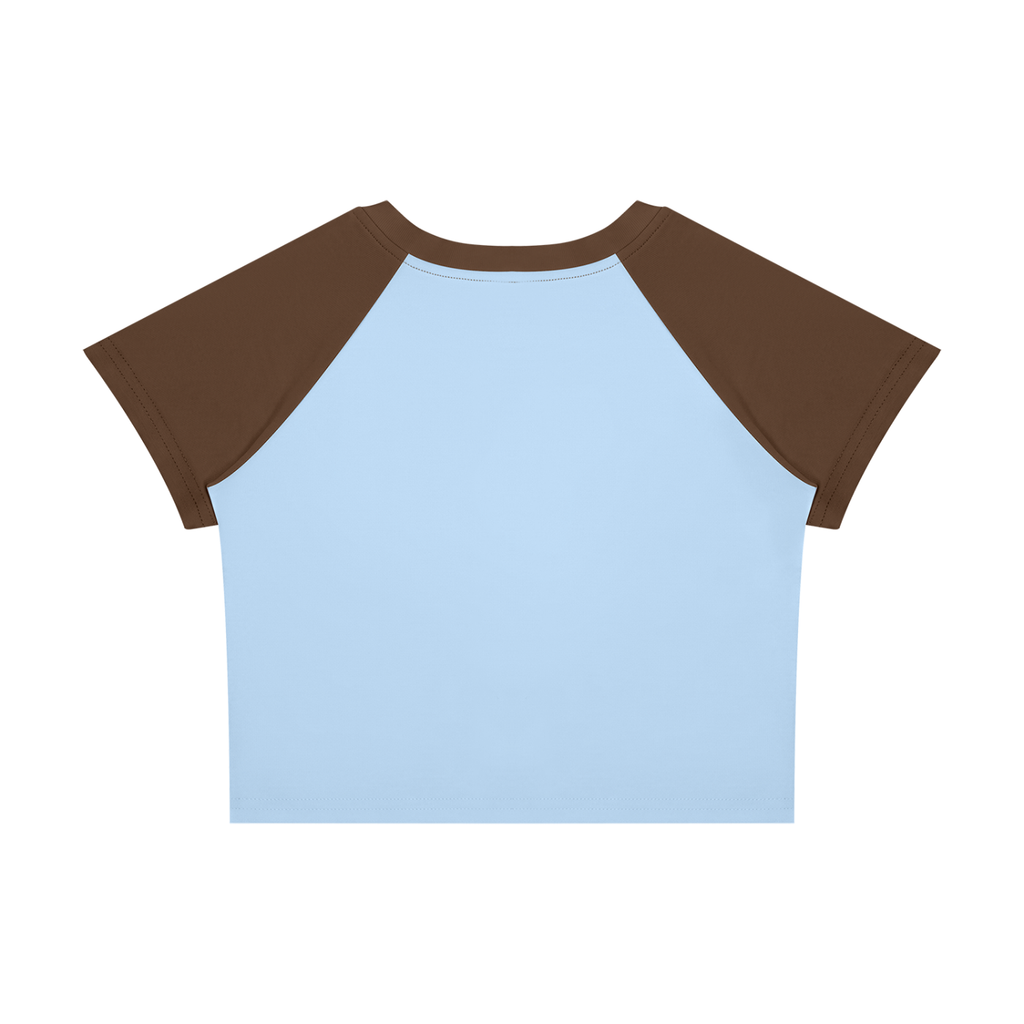 Green "Plugged" Circle Raglan Tee | Never Needed Company