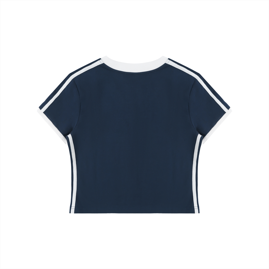 Never Needed V-Neck Crop Tee | No Co.