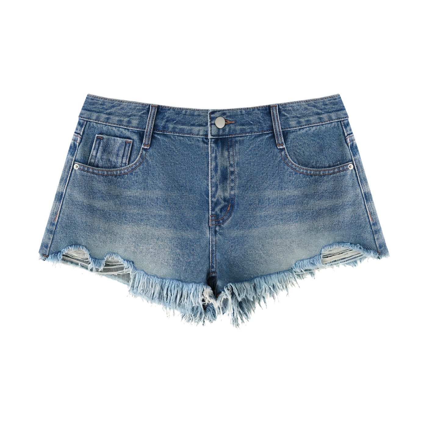 Never Needed Club Denim Shorts