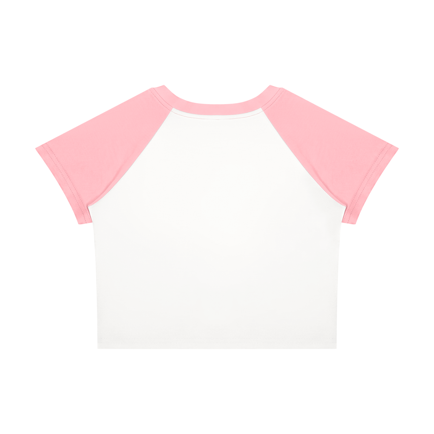 No Co. Alligator Line Art Raglan Crop Tee | Minimal Abstract Streetwear