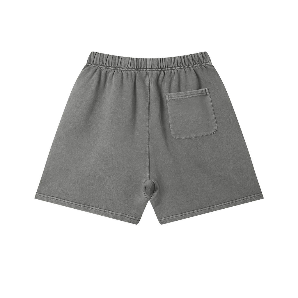 Never Needed Club Vintage Wash Shorts