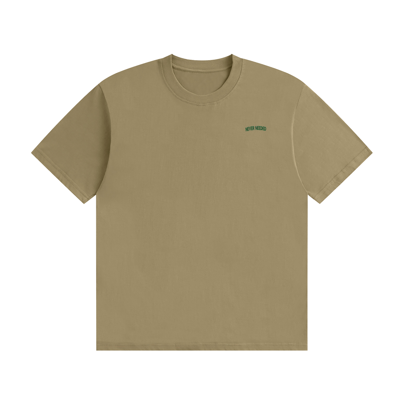 Never Needed Minimal Chest Tee | Premium Streetwear | No Co.
