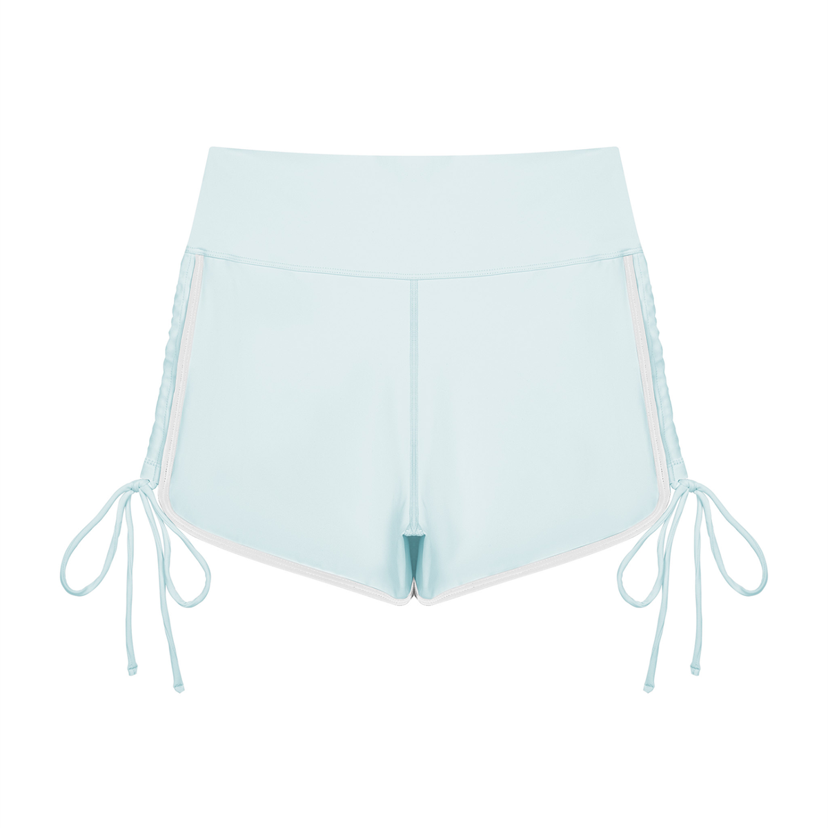No Co. Blue Script Runner Shorts